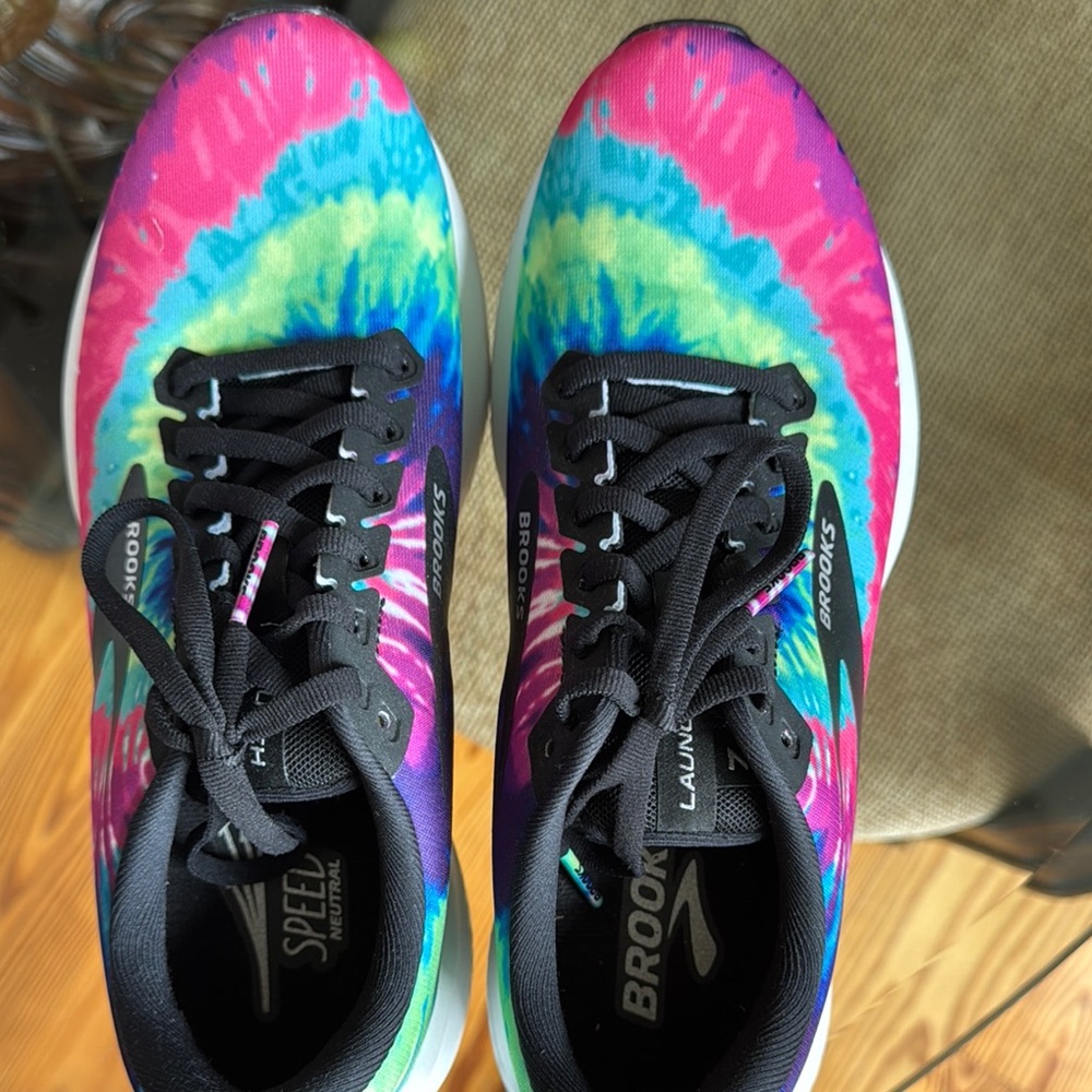 Brooks Colorful Tie-Dye Sneakers